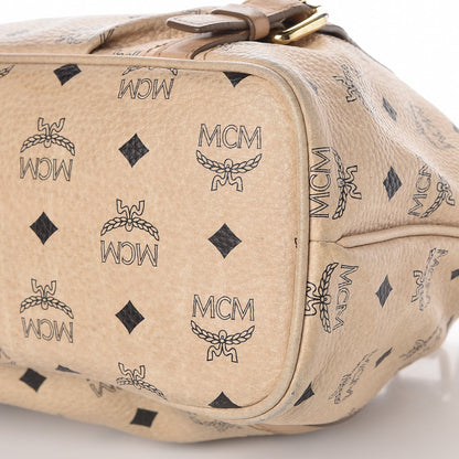 MCM Visetos Medium Essentials Shopper Tote Beige 23 of 24