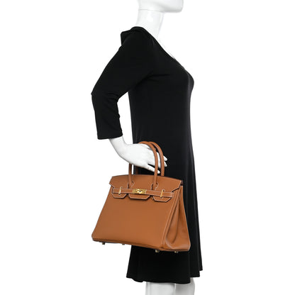 Hermes Epsom Birkin 30 Gold 2 of 10