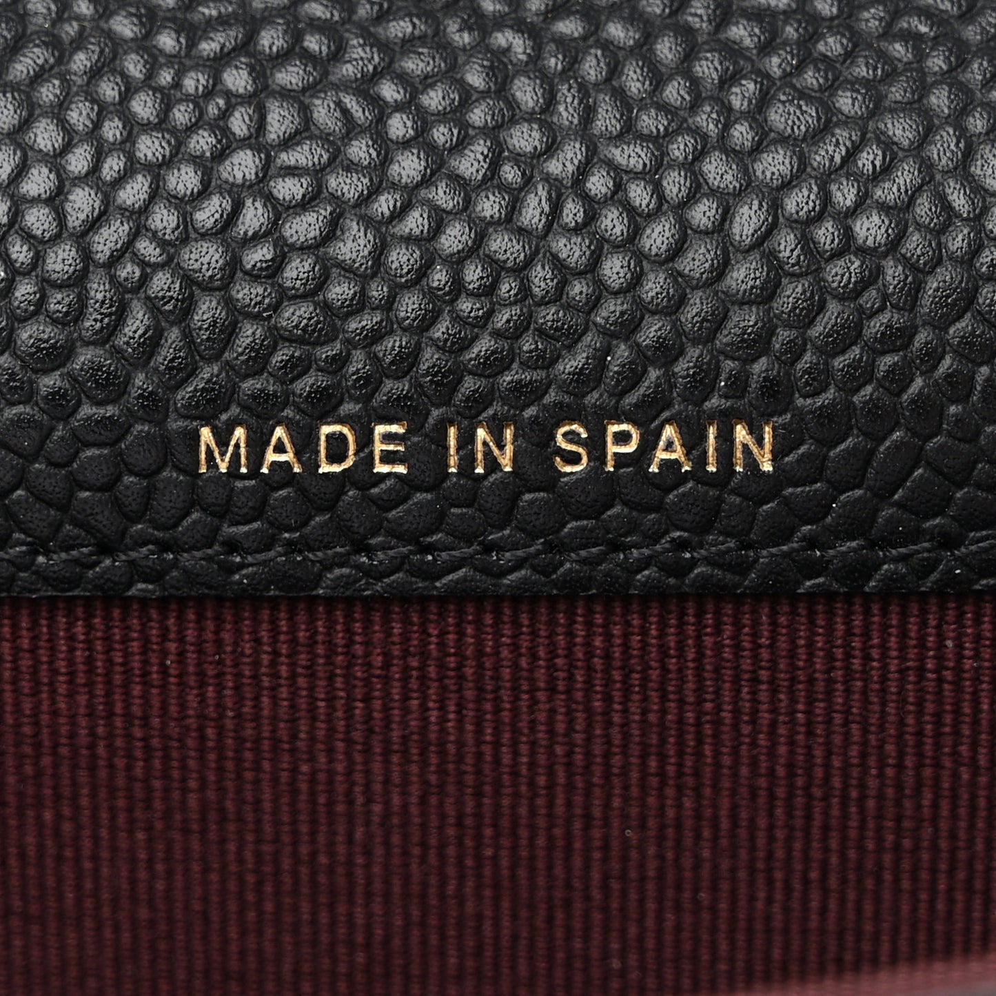 Caviar Quilted Flap Card Holder Wallet Black
