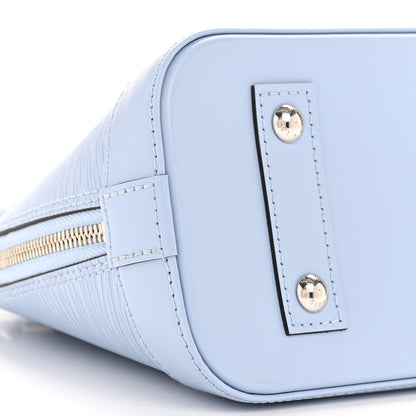Louis Vuitton Epi Jacquard Alma BB Bleu Nuage 8 of 11