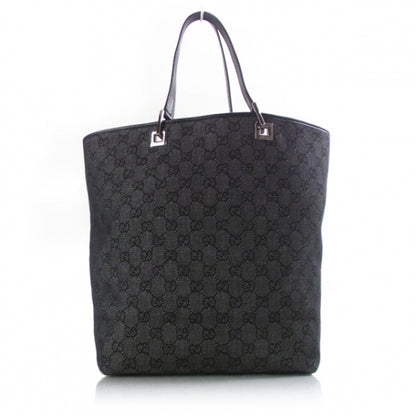 Gucci Denim Monogram Bucket Tote 1 of 11