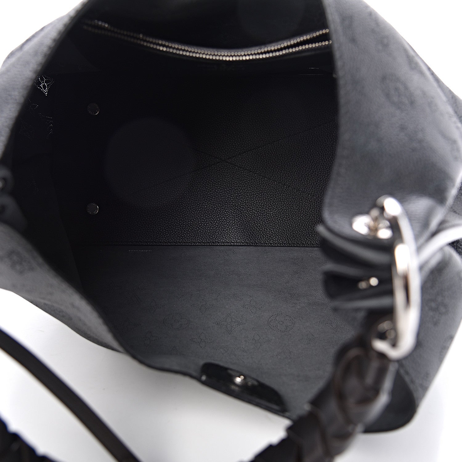 Louis Vuitton Mahina Carmel Hobo Black 5 of 11
