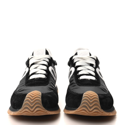 Loewe Nylon Suede Flow Runners Sneakers 38 Black 2 of 9