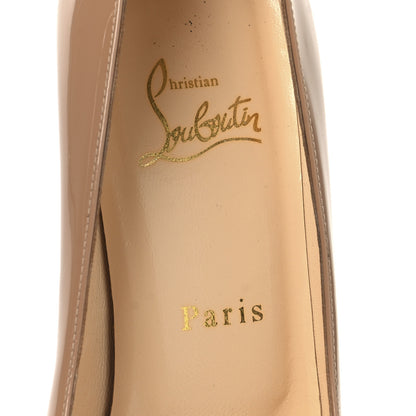 Christian Louboutin Patent New Simple 100 Pumps 37 Nude 8 of 9