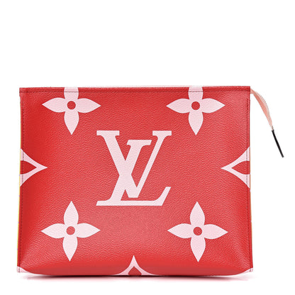 Louis Vuitton Monogram Giant Toiletry Pouch 26 Rouge 1 of 9