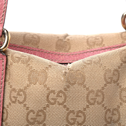 Gucci Monogram Small Charmy Boston Pink 5 of 5