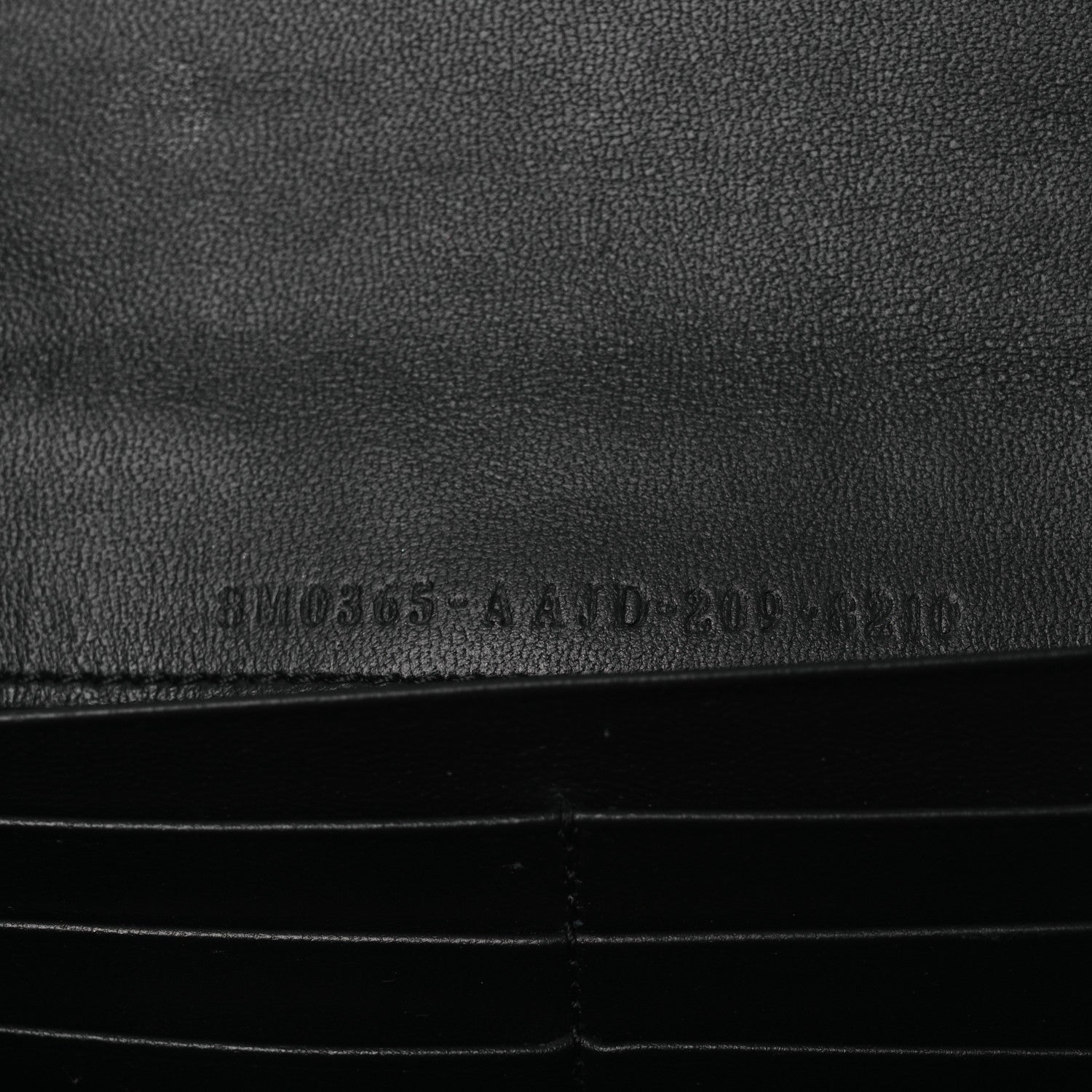 Fendi Nappa Matisse FF Embossed Continental Wallet Black 7 of 12