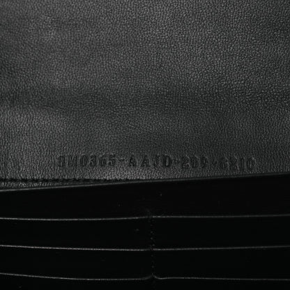 Fendi Nappa Matisse FF Embossed Continental Wallet Black 7 of 12