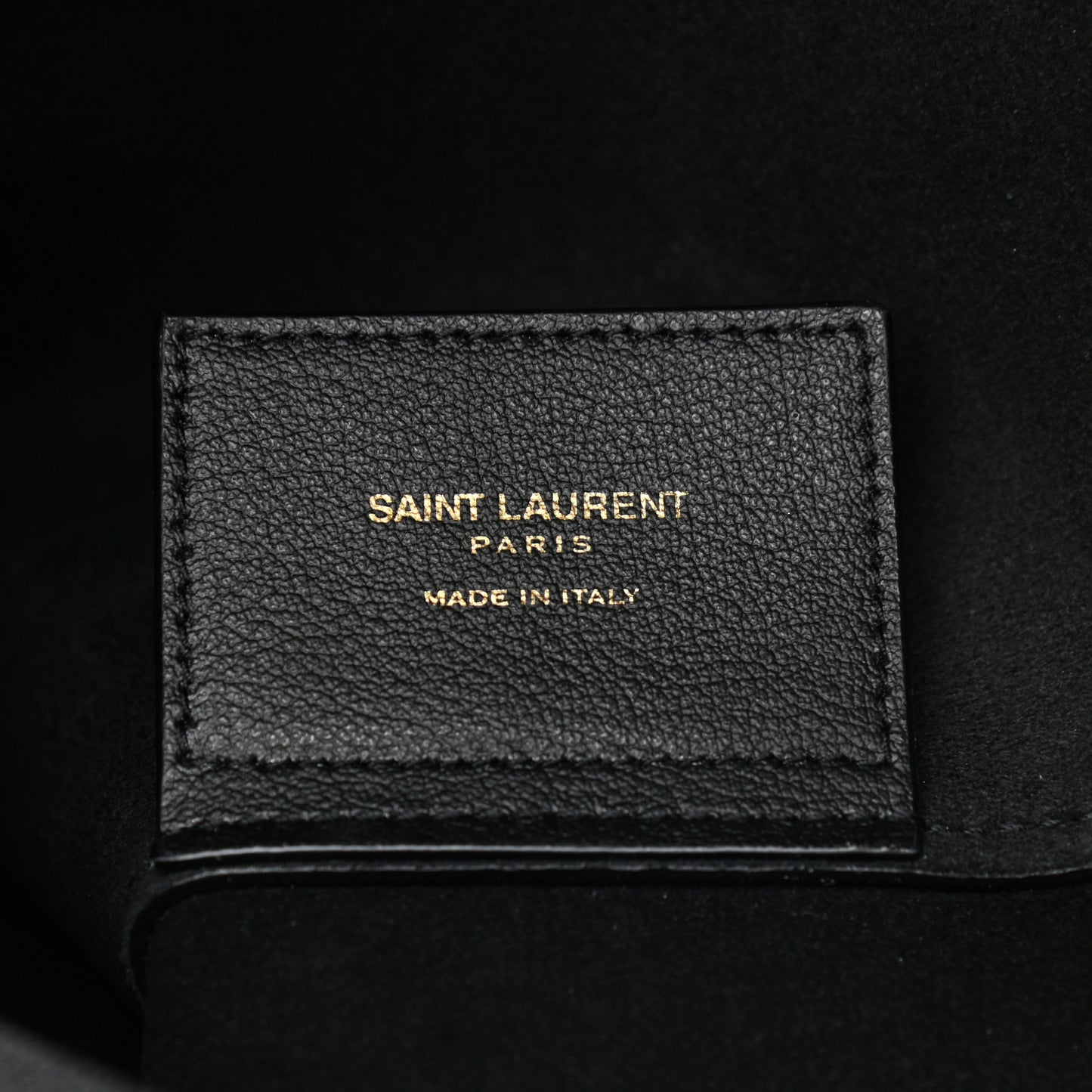 Calfskin Large Shopping Tote Black