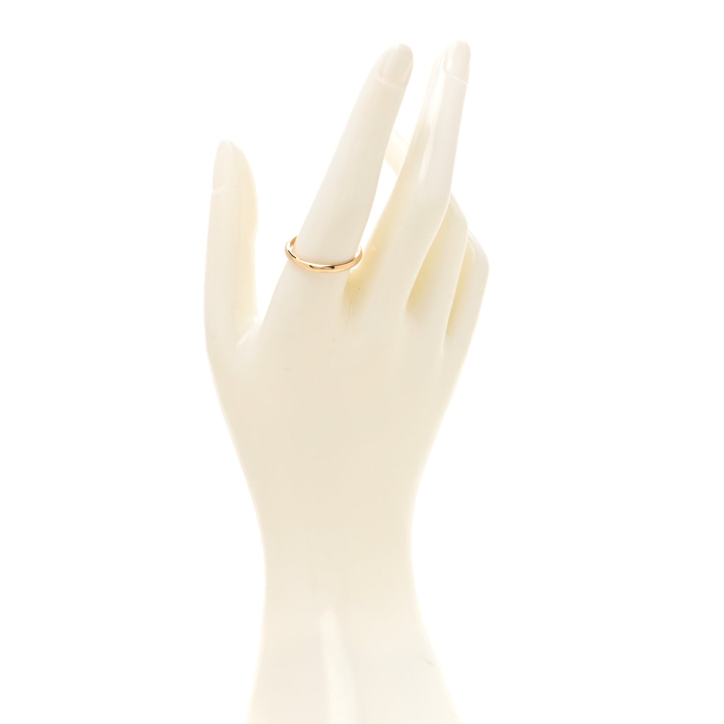 18K Yellow Gold 2.5mm 1895 Wedding Band Ring 62 10