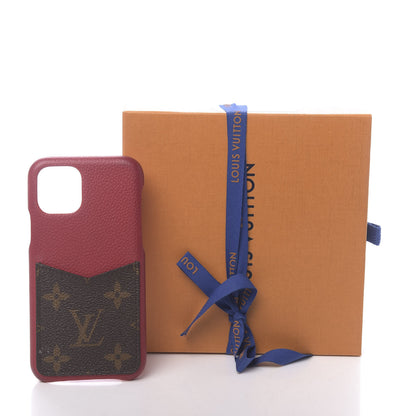 Louis Vuitton Calfskin Monogram iPhone 11 Pro Bumper Scarlet 10 of 10