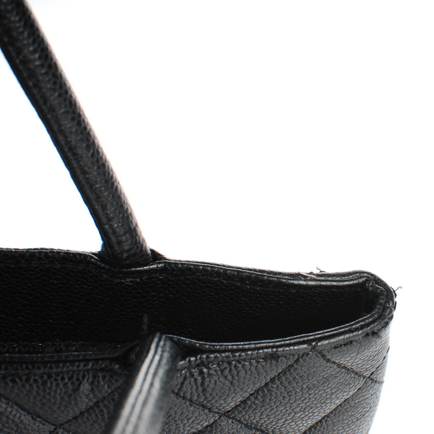 Chanel Caviar Quilted Medallion Tote Black 7 of 10
