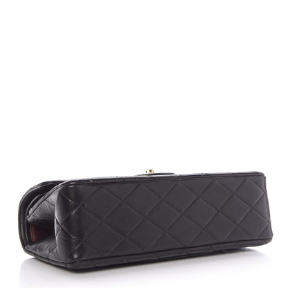 Chanel Lambskin Quilted Small Double Flap Black 4 of 10