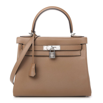 Hermes Evercolor Kelly Retourne 28 Beige De Weimar 1 of 12