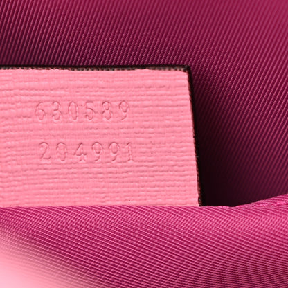 Gucci GG Supreme Monogram 3-D Strawberry Childrens Tote Beige Ebony Lotus Pink Fuxia Emerald 7 of 11