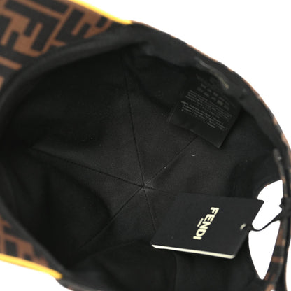 Fendi Canvas FF Reloaded Baseball Hat Tobacco Yellow 6 of 8