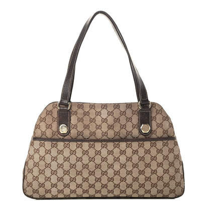 Gucci Monogram Medium Charmy Shoulder Bag Brown 1 of 15