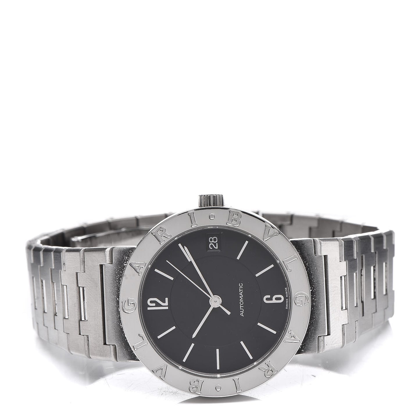 Stainless Steel 33mm Automatic Watch Black