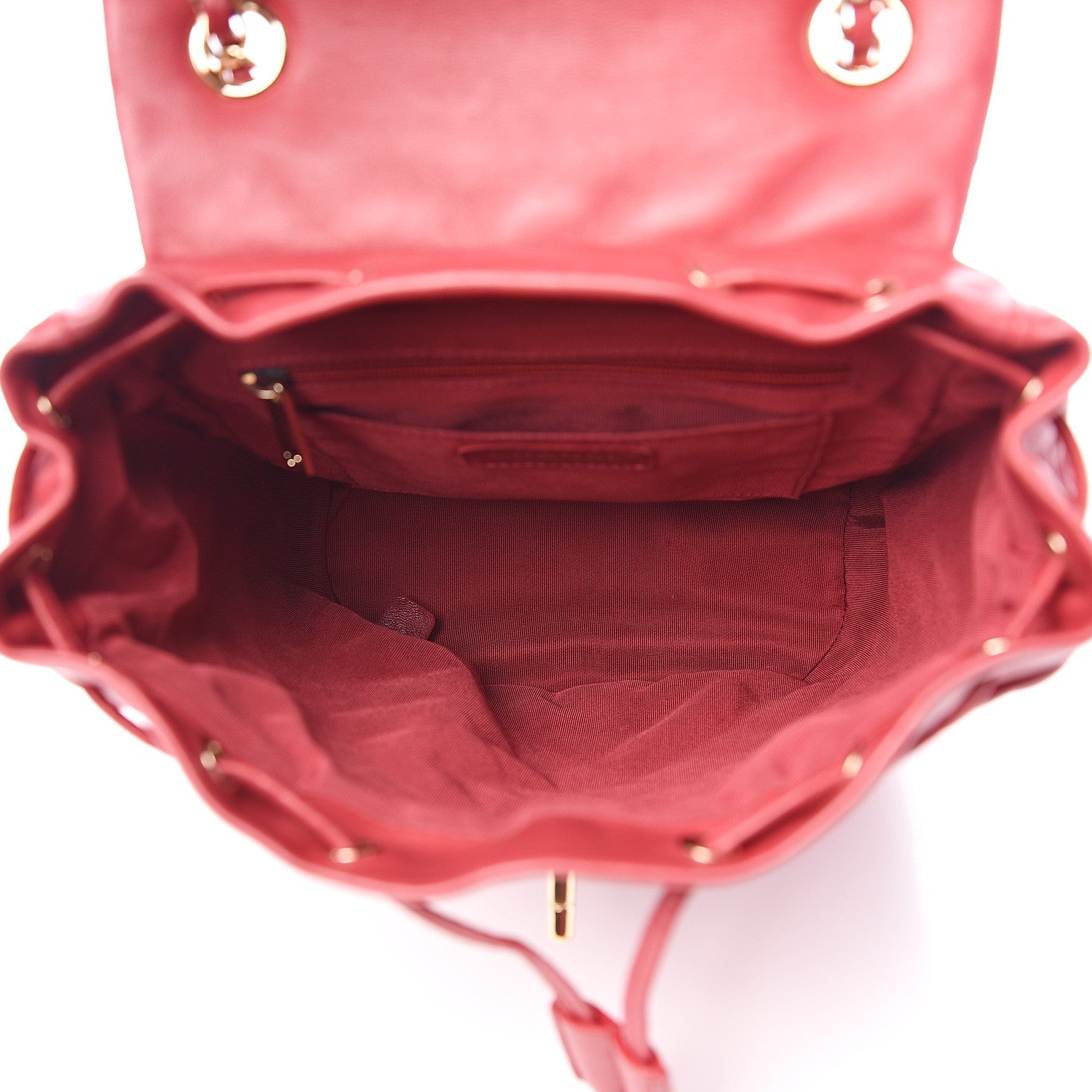 Chanel Lambskin Quilted Small Urban Spirit Backpack Red 4 of 10