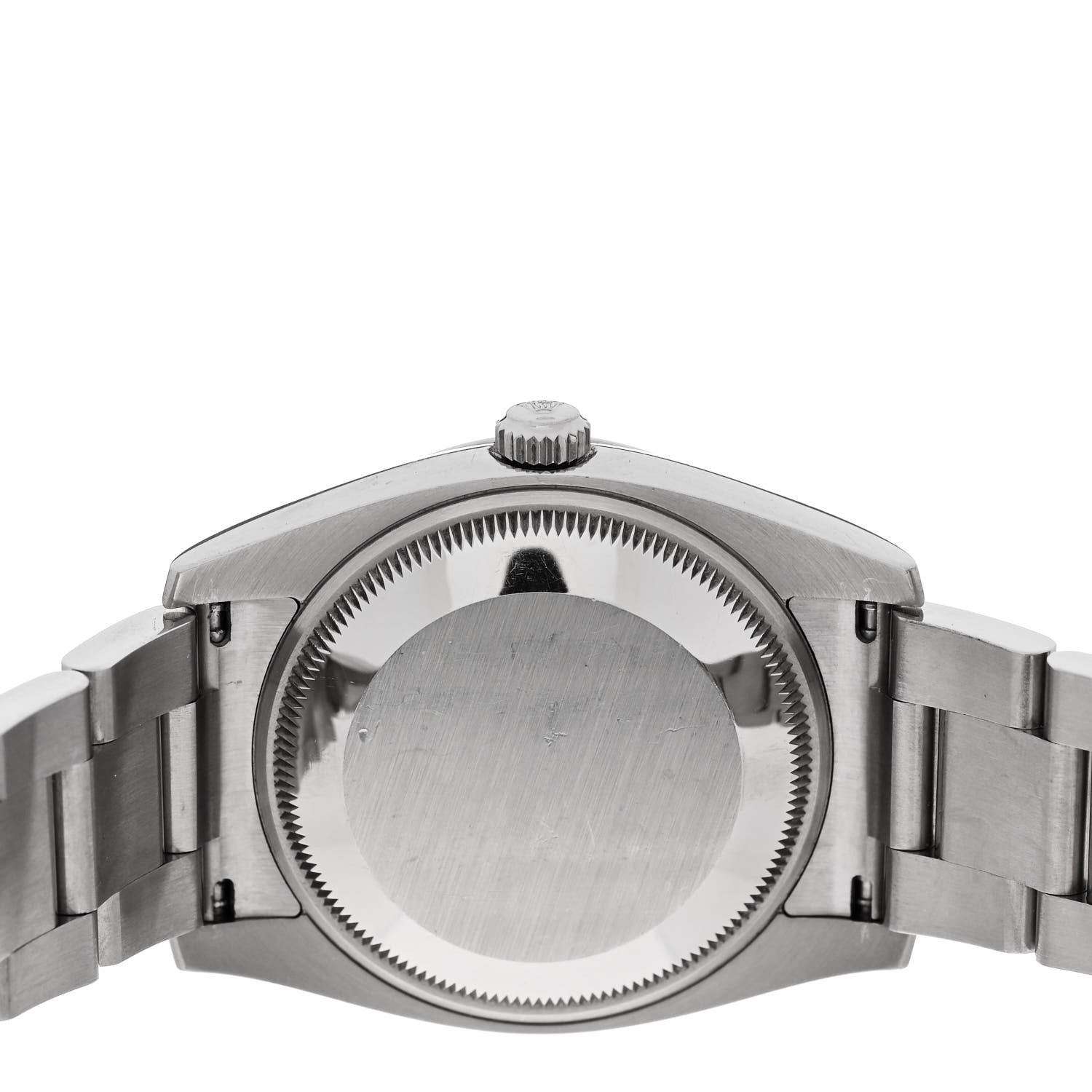 Rolex Stainless Steel 34mm Oyster Perpetual Watch Blue 114200 4 of 5