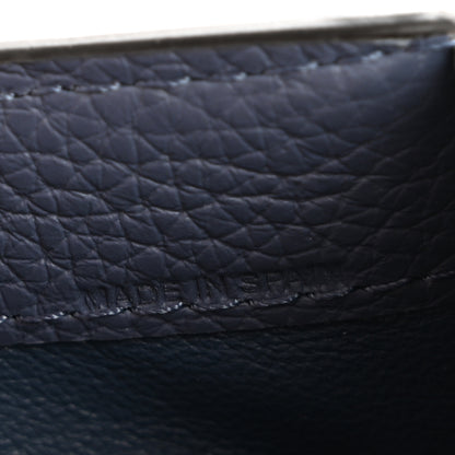 Chloe Grained Calfskin Marcie Compact Wallet Royal Navy 7 of 11