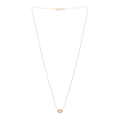 Tiffany 18K Yellow Gold Diamond Paloma Picasso Modern Heart Pendant Necklace 3 of 4