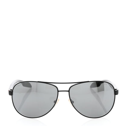 Prada Aviator Sunglasses SPS 53P Black 2 of 8