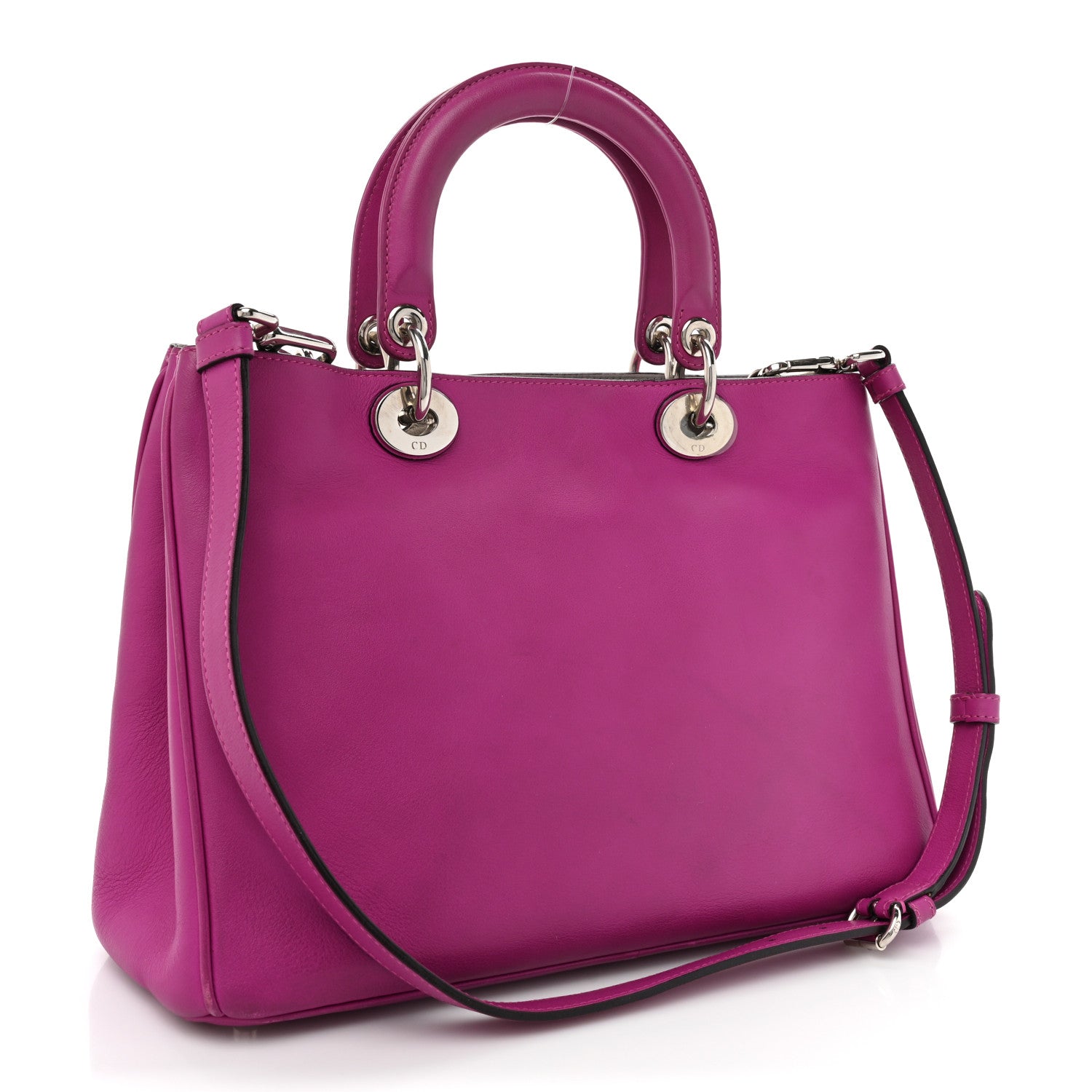 Christian Dior Calfskin Medium Diorissimo Bag Rose Sorbet 4 of 22