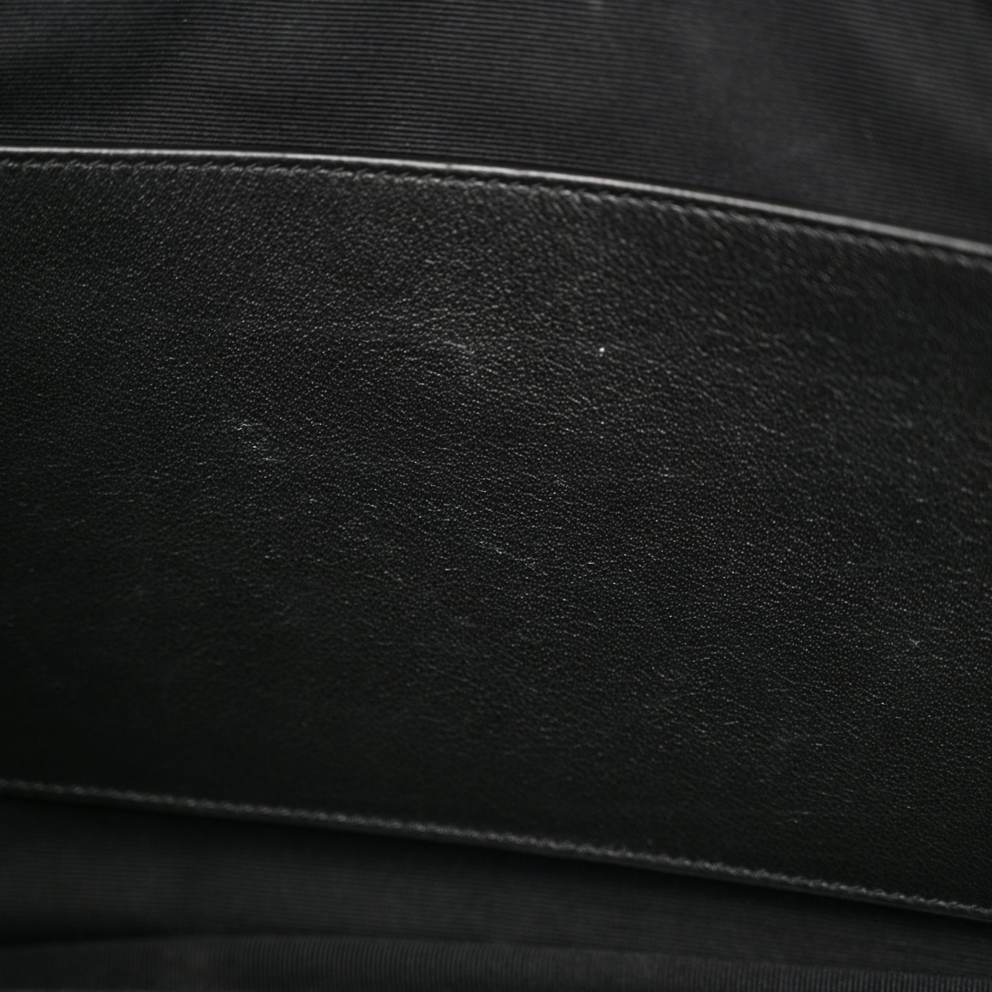 Crinkled Calfskin Matelasse Monogram Large Niki Chain Satchel Black