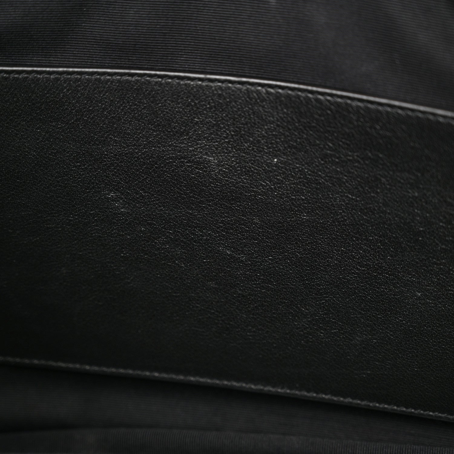 Saint Laurent Crinkled Calfskin Matelasse Monogram Large Niki Chain Satchel Black 12 of 13