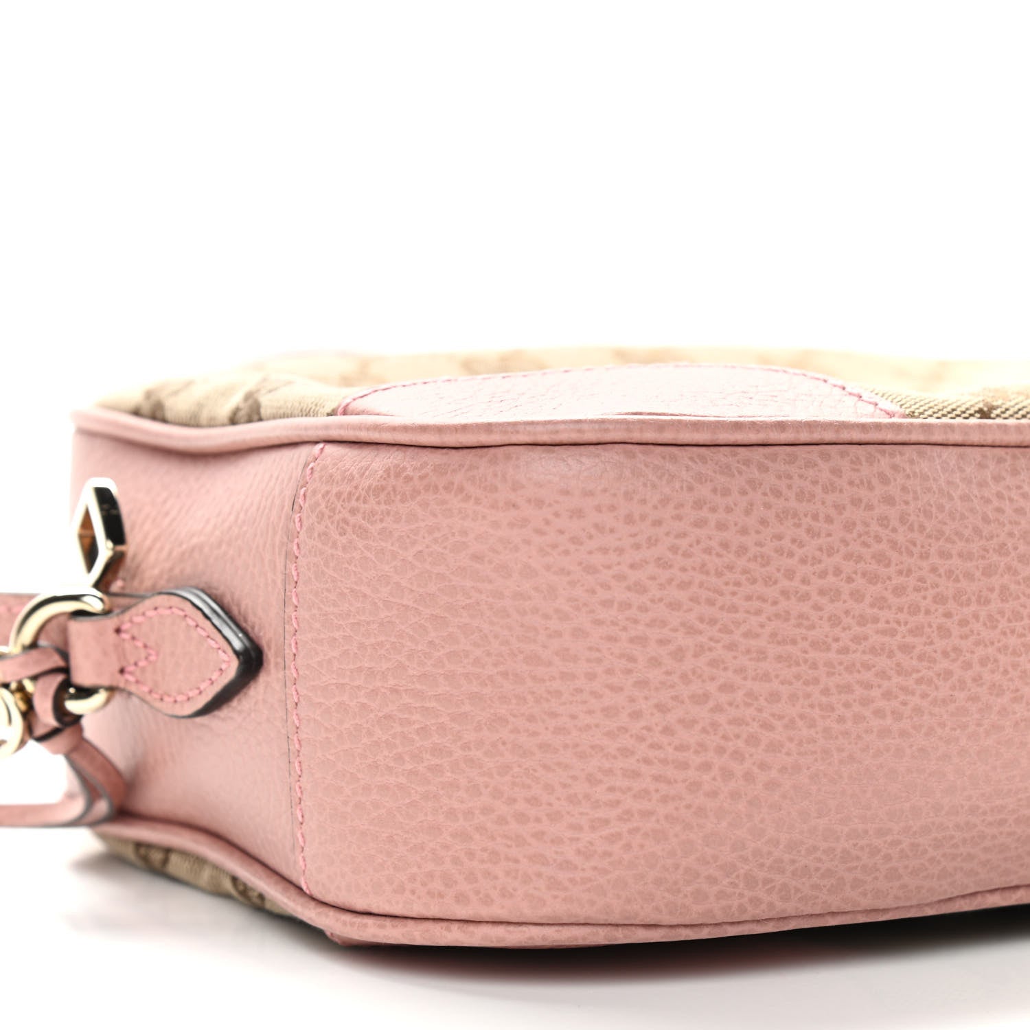 Gucci Monogram Mini Bree Messenger Bag Beige Soft Pink 9 of 10