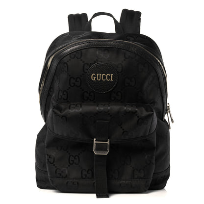 Gucci Econyl Nylon Monogram Off The Grid Backpack Black 1 of 11