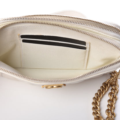 Chanel Caviar Quilted Small Boy Clutch With Chain White 5 of 11