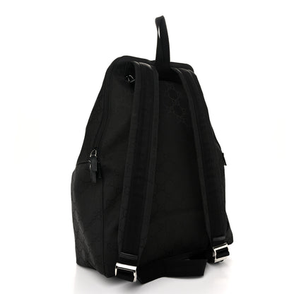 Gucci Nylon Monogram Medium Backpack Black 3 of 12