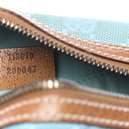 Gucci Monogram Mini Boston Handbag Blue 6 of 9