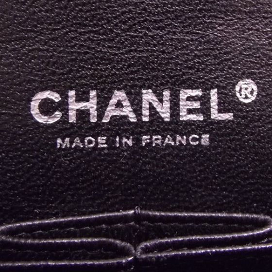 Chanel Patent Medium Double Flap Black 9 of 12