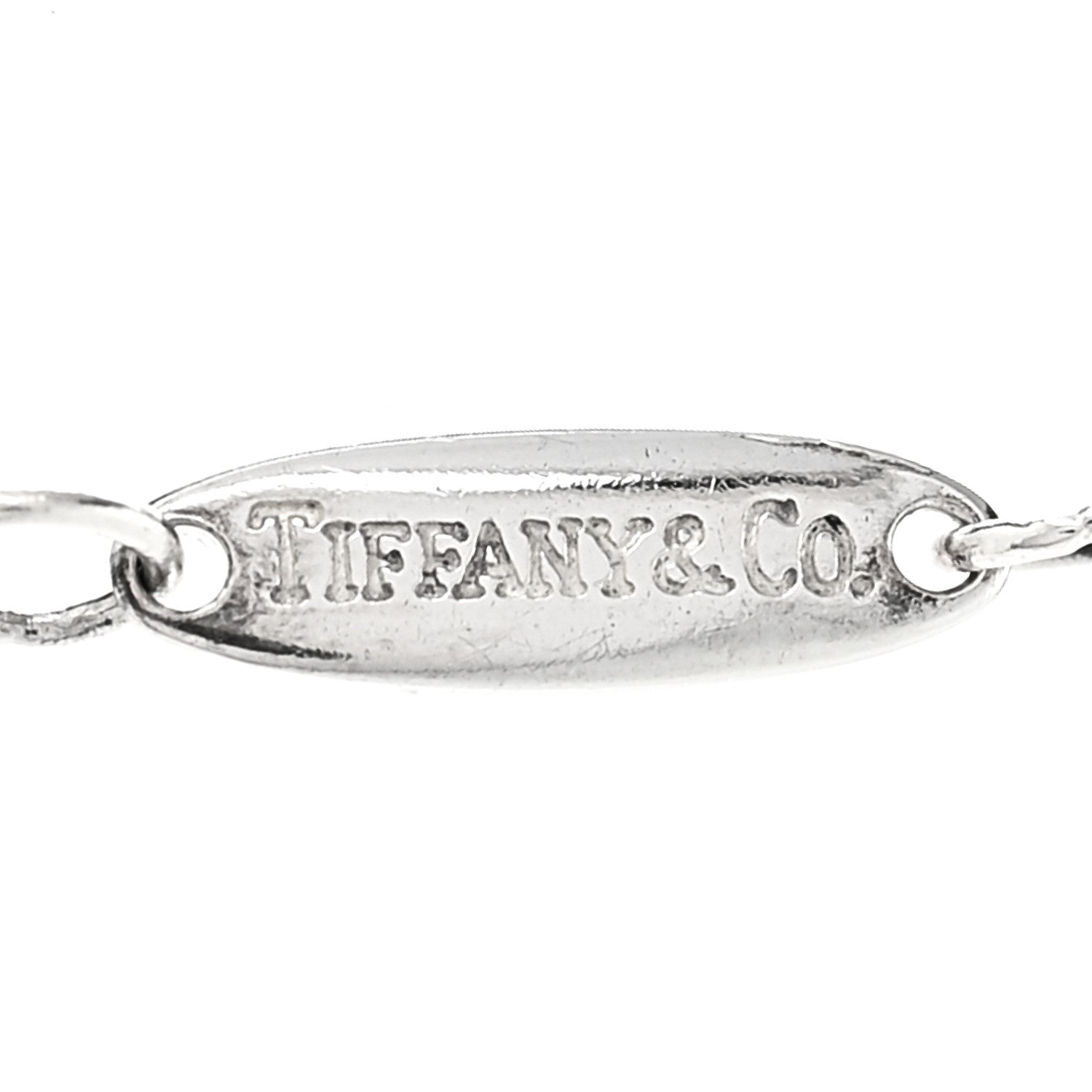Tiffany Sterling Silver 16mm Elsa Peretti Open Heart Pendant Necklace 7 of 8