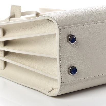 Saint Laurent Grained Calfskin Nano Sac de Jour Dove White 5 of 12