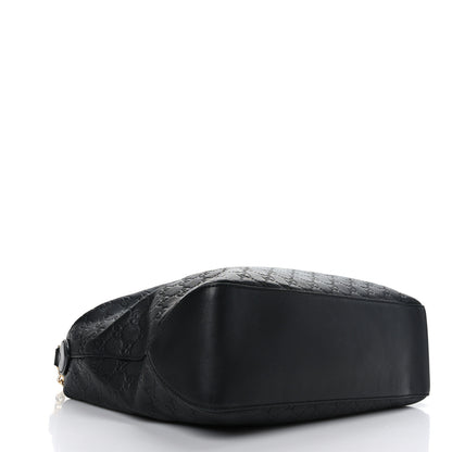 Gucci Guccissima Signature Large Linea A Hobo Black 4 of 9