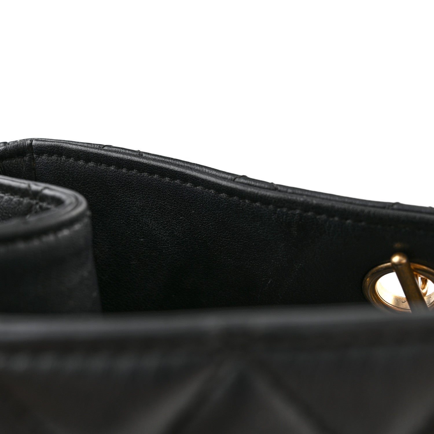 Chanel Calfskin Quilted Large Classic Shopping Tote Black 12 of 13