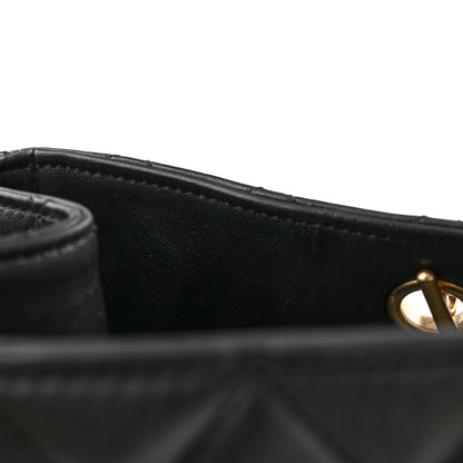 Chanel Calfskin Quilted Large Classic Shopping Tote Black 12 of 13