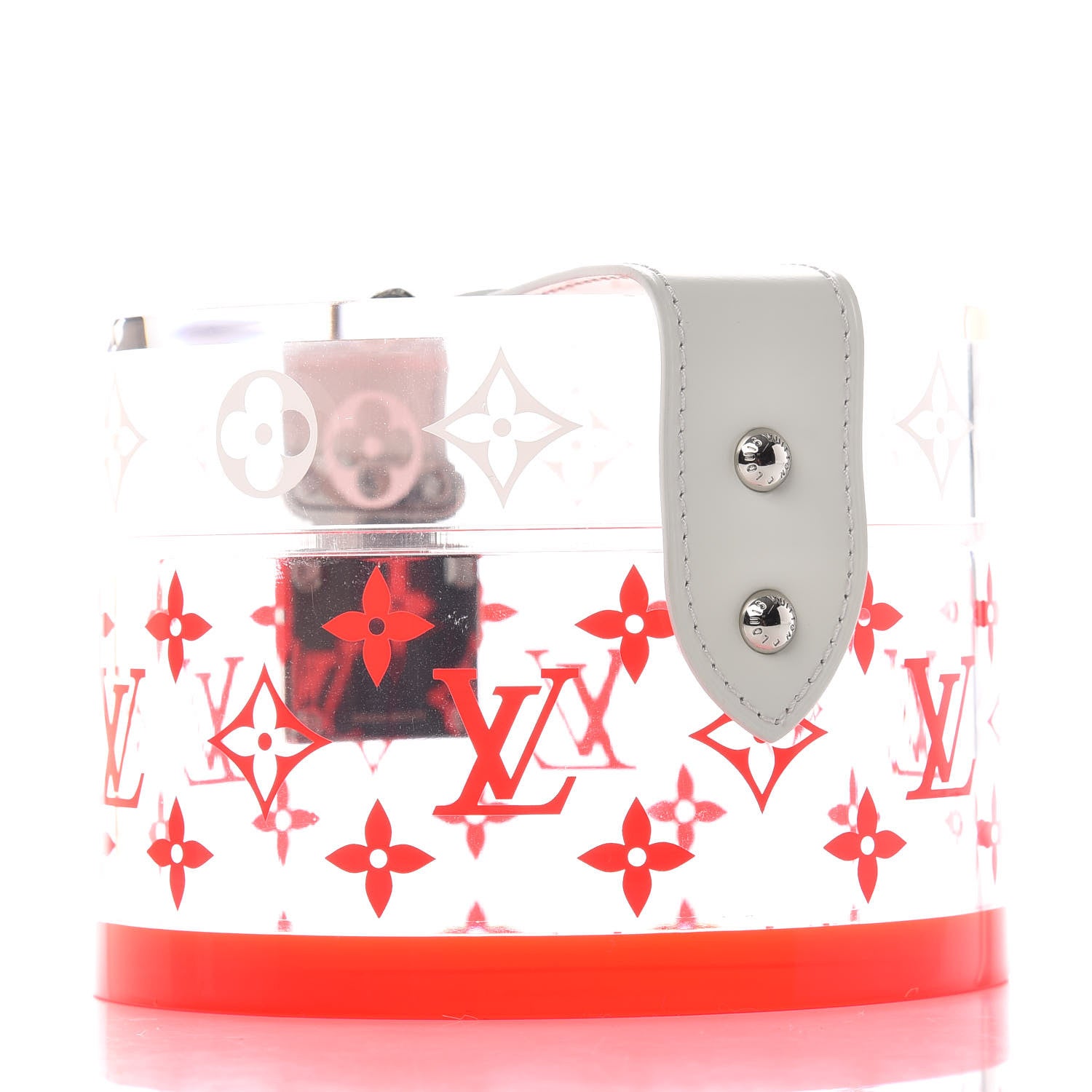 Louis Vuitton Transparent Plexiglass Box Scott Fluorescent Pink 3 of 6