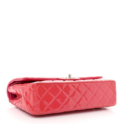 Chanel Patent Quilted Medium Double Flap Pink 4 of 16