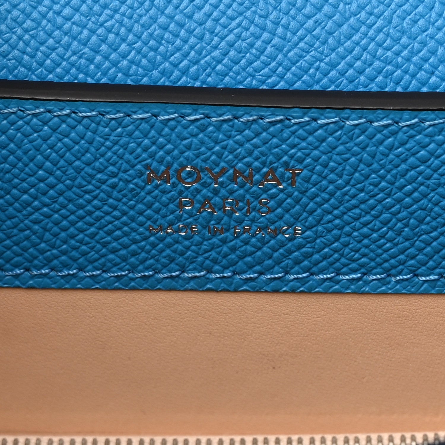 Moynat Carat Calfskin Rejane PM Sky Blue 6 of 17