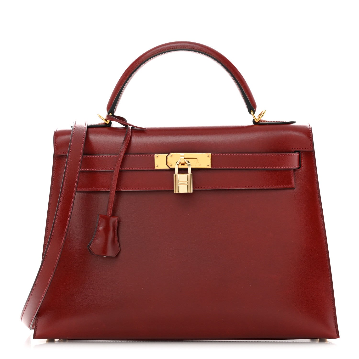 Hermes Box Kelly Sellier 32 Rouge H 1 of 14
