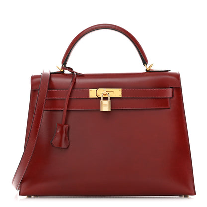 Hermes Box Kelly Sellier 32 Rouge H 1 of 14