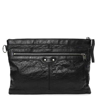 Balenciaga Agneau Arena Classic Hardware Medium Clip Black 1 of 10