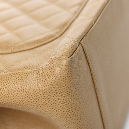 Chanel Caviar Quilted Grand Shopping Tote GST Beige 9 of 11