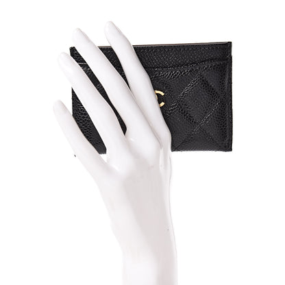 Chanel Caviar Quilted Card Holder Black 2 of 9