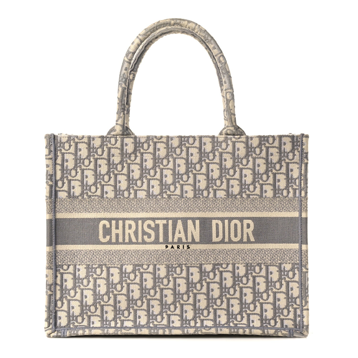 Christian Dior Oblique Medium Book Tote Grey 1 of 11